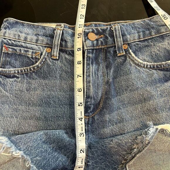 Marine Layer‎ Sasha Denim cutoff Jean Short women’s size 26 - Picture 7 of 11